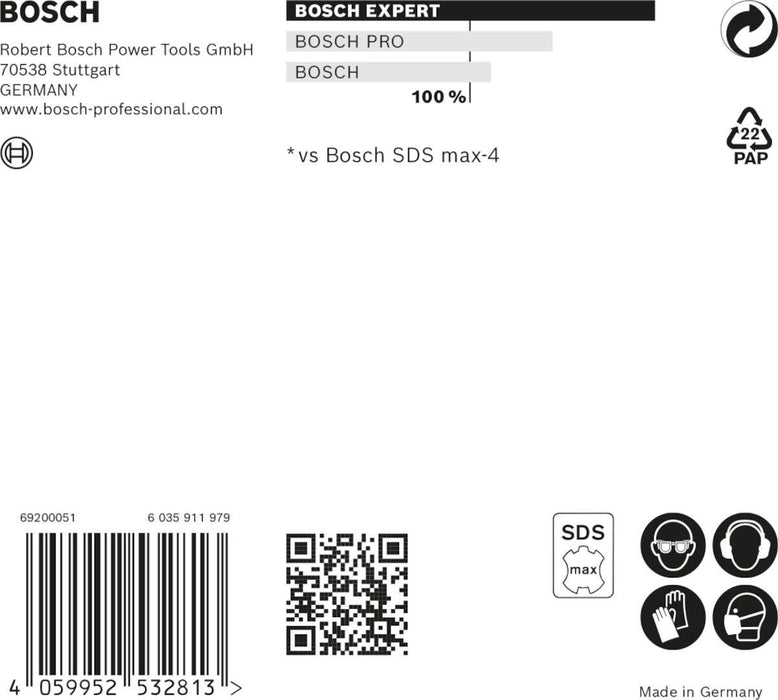 Bosch EXPERT SDS max-8X burgija za udarne bušilice od 14 x 200 x 340 mm - 2608900207 Burgija SDS - Max BOSCH Madras doo Beograd