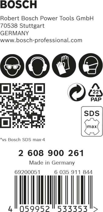 Bosch EXPERT SDS max-8X burgija za udarne bušilice od 16 x 200 x 340 mm, 5-delni - 2608900261 Burgija SDS - Max BOSCH Madras doo Beograd