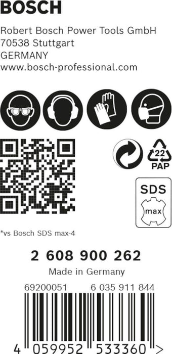 Bosch EXPERT SDS max-8X burgija za udarne bušilice od 16 x 400 x 540 mm, 5-delni - 2608900262 Burgija SDS - Max BOSCH Madras doo Beograd