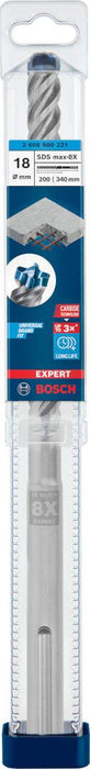 Bosch EXPERT SDS max-8X burgija za udarne bušilice od 18 x 200 x 340 mm - 2608900221 Burgija SDS - Max BOSCH Madras doo Beograd