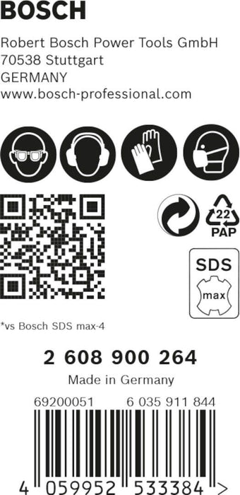 Bosch EXPERT SDS max-8X burgija za udarne bušilice od 18 x 400 x 540 mm, 5-delni - 2608900264 Burgija SDS - Max BOSCH Madras doo Beograd