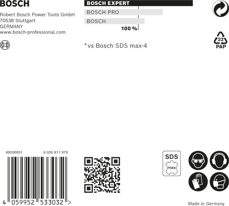 Bosch EXPERT SDS max-8X burgija za udarne bušilice od 20 x 400 x 520 mm - 2608900229 Burgija SDS - Max BOSCH Madras doo Beograd