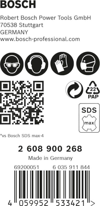 Bosch EXPERT SDS max-8X burgija za udarne bušilice od 24 x 400 x 520 mm, 5-delni - 2608900268 Burgija SDS - Max BOSCH Madras doo Beograd