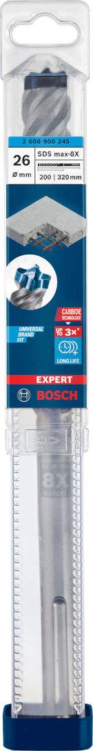 Bosch EXPERT SDS max-8X burgija za udarne bušilice od 26 x 200 x 320 mm - 2608900245 Burgija SDS - Max BOSCH Madras doo Beograd