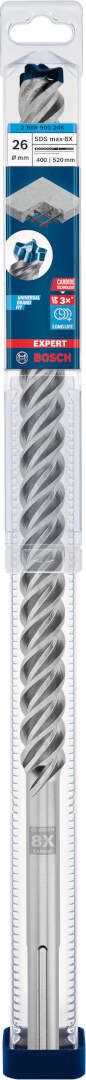 Bosch EXPERT SDS max-8X burgija za udarne bušilice od 26 x 400 x 520 mm - 2608900246 Burgija SDS - Max BOSCH Madras doo Beograd