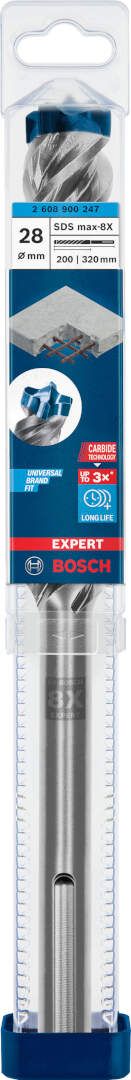 Bosch EXPERT SDS max-8X burgija za udarne bušilice od 28 x 200 x 320 mm - 2608900247 Burgija SDS - Max BOSCH Madras doo Beograd