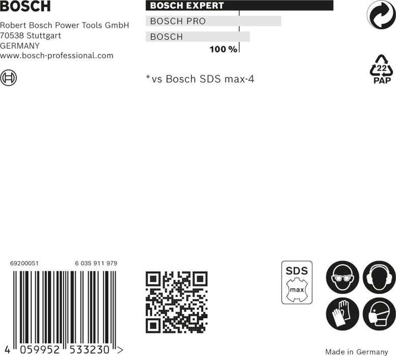 Bosch EXPERT SDS max-8X burgija za udarne bušilice od 28 x 600 x 720 mm - 2608900249 Burgija SDS - Max BOSCH Madras doo Beograd