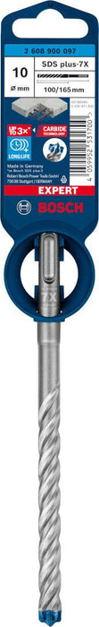 Bosch EXPERT SDS plus-7X burgija za udarne bušilice od 10 x 100 x 165 mm - 2608900097 Burgija SDS - Plus BOSCH Madras doo Beograd