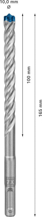 Bosch EXPERT SDS plus-7X burgija za udarne bušilice od 10 x 100 x 165 mm, 50-delni - 2608900193 Burgija SDS - Plus BOSCH Madras doo Beograd