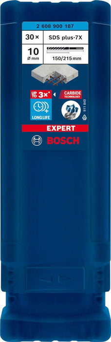 Bosch EXPERT SDS plus-7X burgija za udarne bušilice od 10 x 150 x 215 mm, 30-delni - 2608900187 Burgija SDS - Plus BOSCH Madras doo Beograd