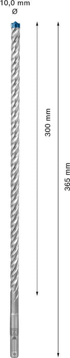 Bosch EXPERT SDS plus-7X burgija za udarne bušilice od 10 x 300 x 365 mm - 2608900101 Burgija SDS - Plus BOSCH Madras doo Beograd