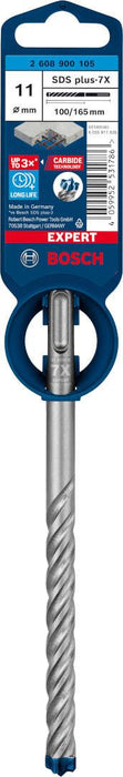 Bosch EXPERT SDS plus-7X burgija za udarne bušilice od 11 x 100 x 165 mm - 2608900105 Burgija SDS - Plus BOSCH Madras doo Beograd