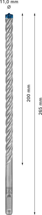 Bosch EXPERT SDS plus-7X burgija za udarne bušilice od 11 x 200 x 265 mm - 2608900107 Burgija SDS - Plus BOSCH Madras doo Beograd