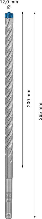 Bosch EXPERT SDS plus-7X burgija za udarne bušilice od 12 x 200 x 265 mm, 10-delni - 2608900175 Burgija SDS - Plus BOSCH Madras doo Beograd