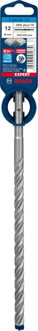 Bosch EXPERT SDS plus-7X burgija za udarne bušilice od 12 x 200 x 265 mm - 2608900110 Burgija SDS - Plus BOSCH Madras doo Beograd
