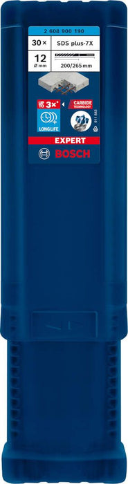 Bosch EXPERT SDS plus-7X burgija za udarne bušilice od 12 x 200 x 265 mm, 30-delni - 2608900190 Burgija SDS - Plus BOSCH Madras doo Beograd