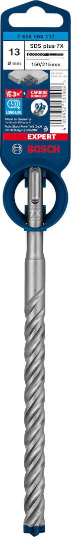 Bosch EXPERT SDS plus-7X burgija za udarne bušilice od 13 x 150 x 215 mm - 2608900117 Burgija SDS - Plus BOSCH Madras doo Beograd