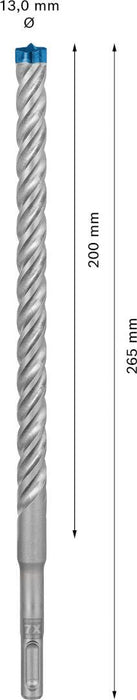 Bosch EXPERT SDS plus-7X burgija za udarne bušilice od 13 x 200 x 265 mm - 2608900118 Burgija SDS - Plus BOSCH Madras doo Beograd