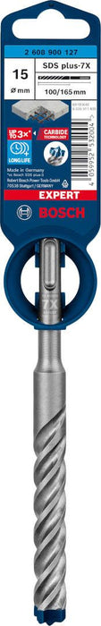 Bosch EXPERT SDS plus-7X burgija za udarne bušilice od 15 x 100 x 165 mm - 2608900127 Burgija SDS - Plus BOSCH Madras doo Beograd