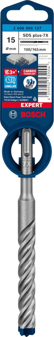 Bosch EXPERT SDS plus-7X burgija za udarne bušilice od 15 x 100 x 165 mm - 2608900127 Burgija SDS - Plus BOSCH Madras doo Beograd