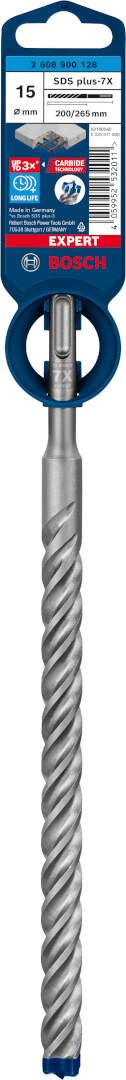 Bosch EXPERT SDS plus-7X burgija za udarne bušilice od 15 x 200 x 265 mm - 2608900128 Burgija SDS - Plus BOSCH Madras doo Beograd