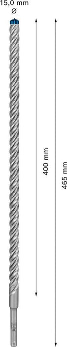 Bosch EXPERT SDS plus-7X burgija za udarne bušilice od 15 x 400 x 465 mm - 2608900129 Burgija SDS - Plus BOSCH Madras doo Beograd