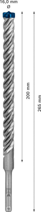 Bosch EXPERT SDS plus-7X burgija za udarne bušilice od 16 x 200 x 265 mm, 10-delni - 2608900177 Burgija SDS - Plus BOSCH Madras doo Beograd