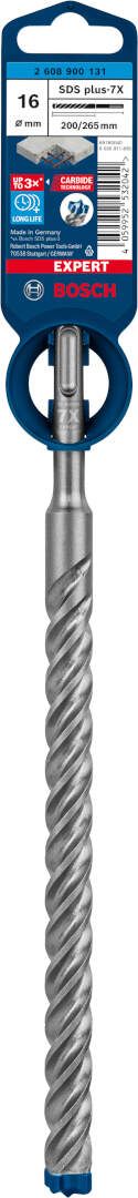 Bosch EXPERT SDS plus-7X burgija za udarne bušilice od 16 x 200 x 265 mm - 2608900131 Burgija SDS - Plus BOSCH Madras doo Beograd