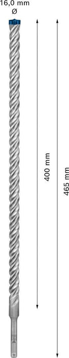 Bosch EXPERT SDS plus-7X burgija za udarne bušilice od 16 x 400 x 465 mm - 2608900133 Burgija SDS - Plus BOSCH Madras doo Beograd