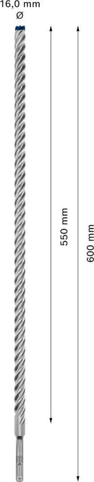 Bosch EXPERT SDS plus-7X burgija za udarne bušilice od 16 x 550 x 600 mm - 2608900134 Burgija SDS - Plus BOSCH Madras doo Beograd
