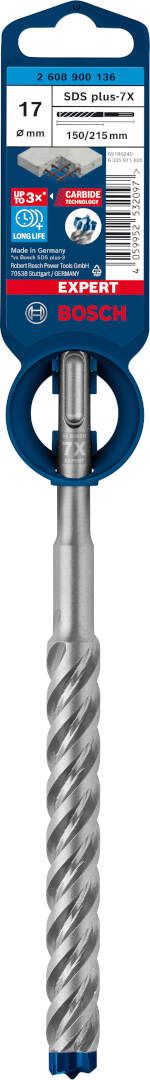 Bosch EXPERT SDS plus-7X burgija za udarne bušilice od 17 x 150 x 215 mm - 2608900136 Burgija SDS - Plus BOSCH Madras doo Beograd