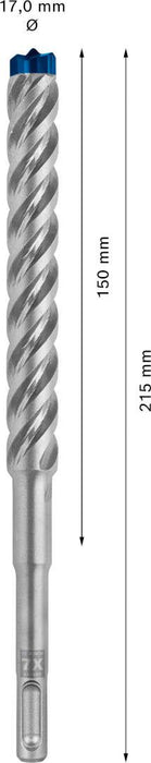 Bosch EXPERT SDS plus-7X burgija za udarne bušilice od 17 x 150 x 215 mm - 2608900136 Burgija SDS - Plus BOSCH Madras doo Beograd