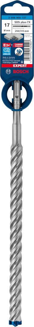 Bosch EXPERT SDS plus-7X burgija za udarne bušilice od 17 x 250 x 315 mm - 2608900137 Burgija SDS - Plus BOSCH Madras doo Beograd