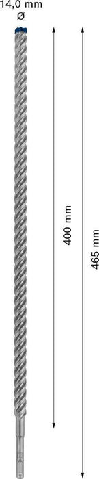 Bosch EXPERT SDS plus-7X burgija za udarne bušilice od 18 x 400 x 450 mm - 2608900139 Burgija SDS - Plus BOSCH Madras doo Beograd