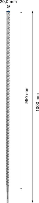 Bosch EXPERT SDS plus-7X burgija za udarne bušilice od 20 x 950 x 1000 mm - 2608900145 Burgija SDS - Plus BOSCH Madras doo Beograd