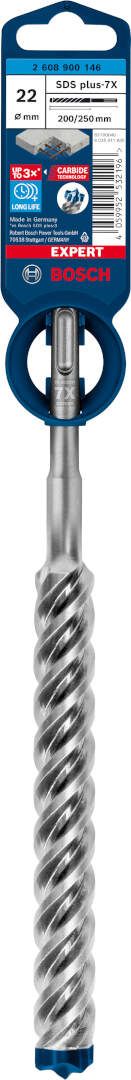 Bosch EXPERT SDS plus-7X burgija za udarne bušilice od 22 x 200 x 250 mm - 2608900146 Burgija SDS - Plus BOSCH Madras doo Beograd