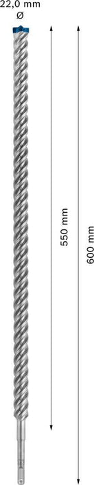 Bosch EXPERT SDS plus-7X burgija za udarne bušilice od 22 x 550 x 600 mm - 2608900148 Burgija SDS - Plus BOSCH Madras doo Beograd