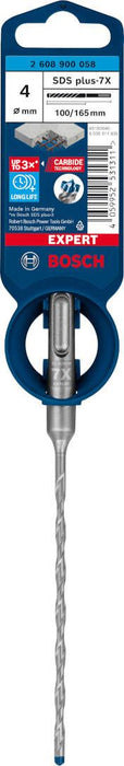 Bosch EXPERT SDS plus-7X burgija za udarne bušilice od 4 x 100 x 165 mm - 2608900058 Burgija SDS - Plus BOSCH Madras doo Beograd