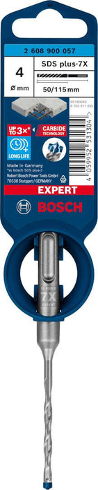 Bosch EXPERT SDS plus-7X burgija za udarne bušilice od 4 x 50 x 115 mm - 2608900057 Burgija SDS - Plus BOSCH Madras doo Beograd