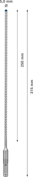Bosch EXPERT SDS plus-7X burgija za udarne bušilice od 5 x 250 x 315 mm - 2608900063 Burgija SDS - Plus BOSCH Madras doo Beograd