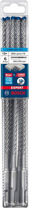 Bosch EXPERT SDS plus-7X burgija za udarne bušilice od 6 x 200 x 265 mm, 10-delni - 2608900162 Burgija SDS - Plus BOSCH Madras doo Beograd