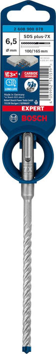 Bosch EXPERT SDS plus-7X burgija za udarne bušilice od 6,5 x 100 x 165 mm - 2608900078 Burgija SDS - Plus BOSCH Madras doo Beograd