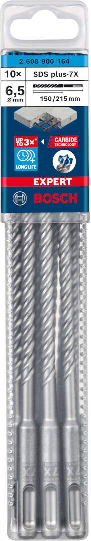 Bosch EXPERT SDS plus-7X burgija za udarne bušilice od 6,5 x 150 x 215 mm, 10-delni - 2608900164 Burgija SDS - Plus BOSCH Madras doo Beograd