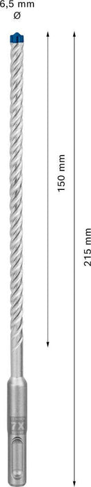 Bosch EXPERT SDS plus-7X burgija za udarne bušilice od 6,5 x 150 x 215 mm, 10-delni - 2608900164 Burgija SDS - Plus BOSCH Madras doo Beograd