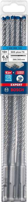 Bosch EXPERT SDS plus-7X burgija za udarne bušilice od 6,5 x 200 x 265 mm, 10-delni - 2608900165 Burgija SDS - Plus BOSCH Madras doo Beograd