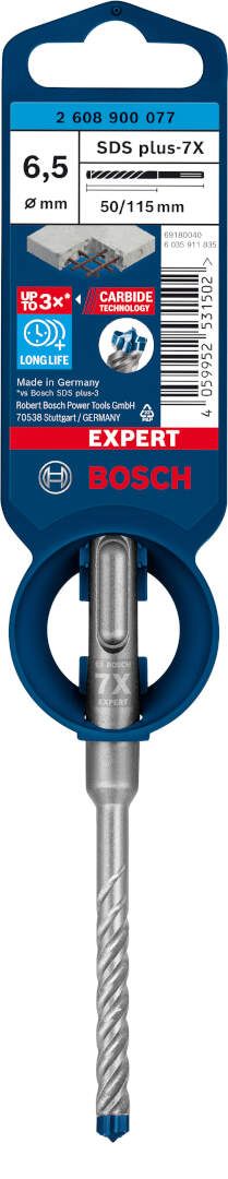 Bosch EXPERT SDS plus-7X burgija za udarne bušilice od 6,5 x 50 x 115 mm - 2608900077 Burgija SDS - Plus BOSCH Madras doo Beograd