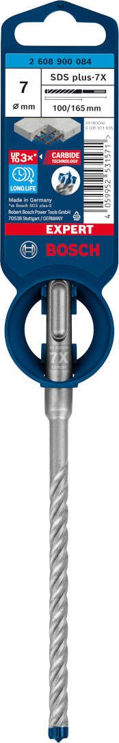 Bosch EXPERT SDS plus-7X burgija za udarne bušilice od 7 x 100 x 165 mm - 2608900084 Burgija SDS - Plus BOSCH Madras doo Beograd