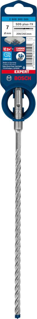 Bosch EXPERT SDS plus-7X burgija za udarne bušilice od 7 x 200 x 265 mm - 2608900086 Burgija SDS - Plus BOSCH Madras doo Beograd