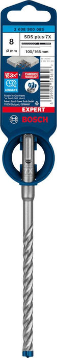 Bosch EXPERT SDS plus-7X burgija za udarne bušilice od 8 x 100 x 165 mm - 2608900088 Burgija SDS - Plus BOSCH Madras doo Beograd