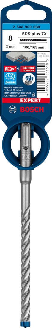 Bosch EXPERT SDS plus-7X burgija za udarne bušilice od 8 x 100 x 165 mm - 2608900088 Burgija SDS - Plus BOSCH Madras doo Beograd